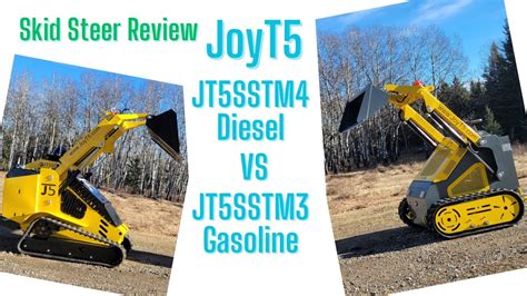 skid steer gas vs diesel|Gas vs Diesel mini skid steer or JoyT5 JT5SSTM3 vs JT5SSTM4.